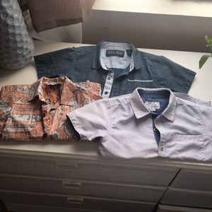 Boys button up shirts